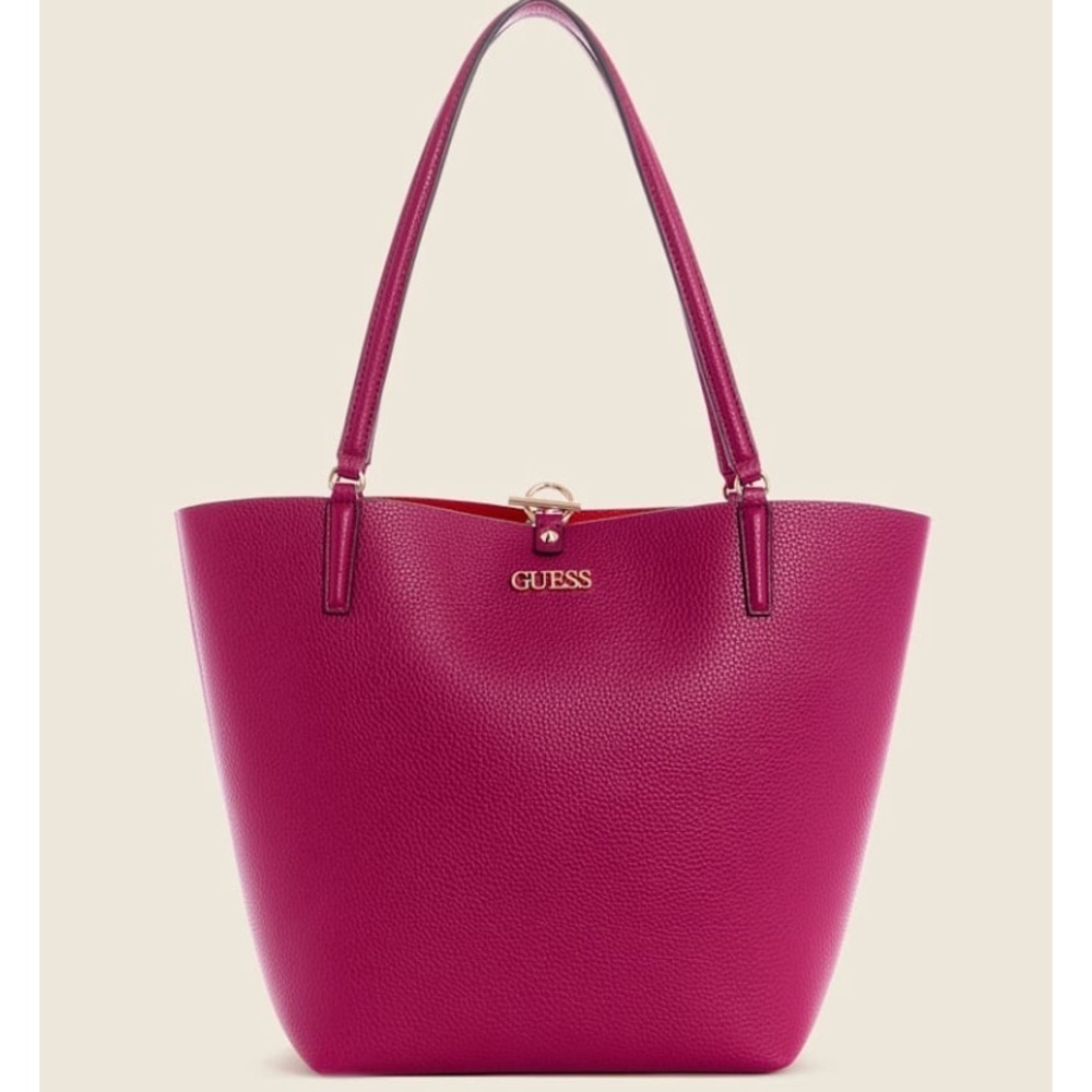 New GUESS Fuchsia Tote
